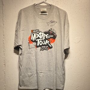 2003 Official AND1 Mixtape Tour Autographed Tee (XL)